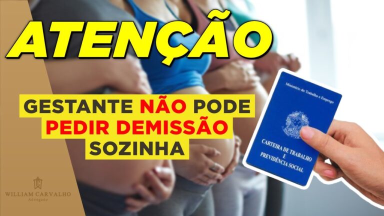 ATENÇÃO! A gestante não pode pedir demissão sozinha/Estabilidade da gestante.